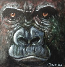 Tableau Portrait Gorille