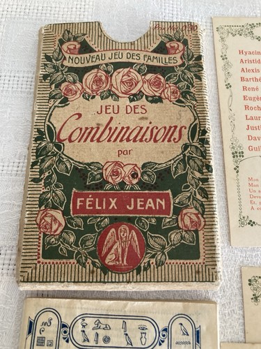 Ancien jeu cartes des - cartes,