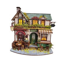 Maison de poupée miniature en