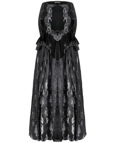 Jupe maxi gothique victorienne - jupe,