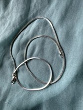 Chaîne Argent Massif 925 Maille Serpent Carrée