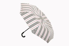 Burberry Unisex "TRAFALGAR" Multi-Color Plaid Compact Folding Umbrella