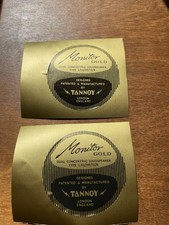 Tannoy Gold Monitor LSU/HF/15/8 Adhesive Labels Pair For Magnet Covers