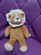 Doudou peluche Lion marron