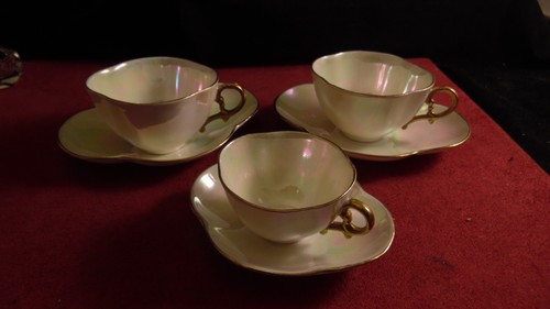Lot tasses quadrilobée - 3,