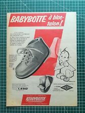 419 old advertising circa 1950 children's shoes baby boot