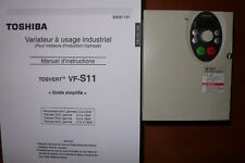 VARIATEUR TRIPHASE 380V 4kW, 5HP FREQUENCE VITESSE VF-S11 TOSHIBA VFS11-403PL-WP