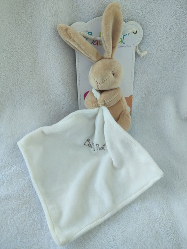 Doudou lapin marron mouchoir - doudou,