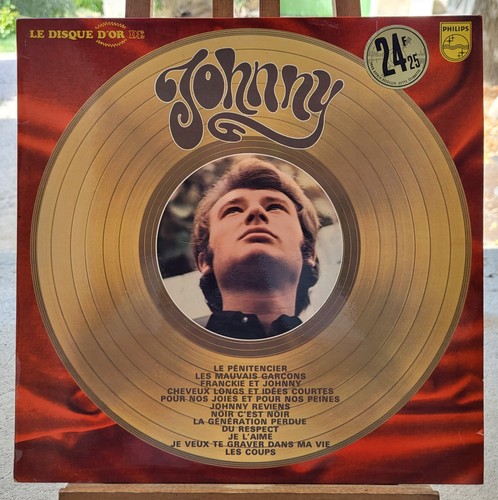 Johnny hallyday disque - disque, d'or