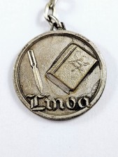 KEYCHAIN - LINOA 1960s - Book & Letter Opener, Paper Cutter - Vintage Metal