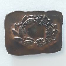 Antique Draft Bail for Agricultural Merit Medal Copper Plate