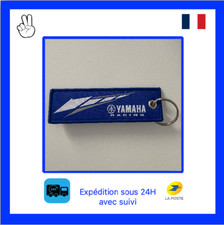 Porte-clés moto Yamaha bleu – accessoire clé universel résistant