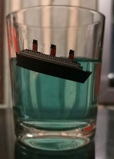 Lot 4 Verres Vintage Paquebot