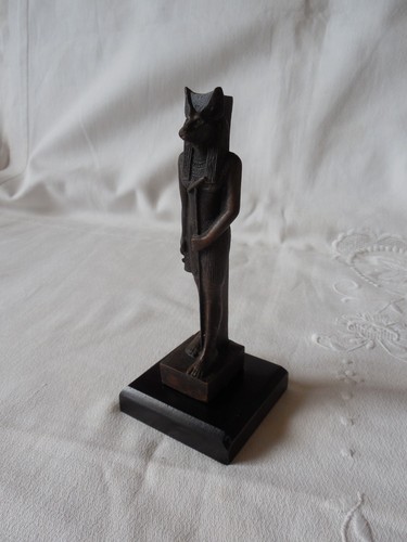 Statuette bronze anubis - bronze,
