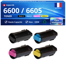 Pack 4 Toners compatible pour