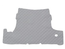 Matelassé Cuir artificiel GRIS Tapis coffre pour Trabant 1,1 TRAMP Cabrio 1989-1