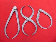 lot de 3 compas outil ancien