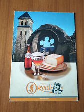 TRAPPIST ORVAL BEER CARDBOARD SIGN VINTAGE ADVERTISEMENT SIGN