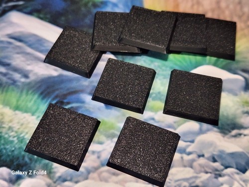 Socles wargaming carrés 100 - carrés,