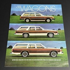 FORD US 1981 WAGONS / 6p folder brochure / MILITARY / LTD FAIRMONT ESCORT (2)