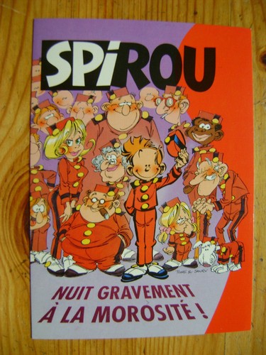Carte postale spirou tome - /, &