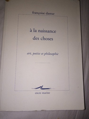 Naissance des choses - choses,