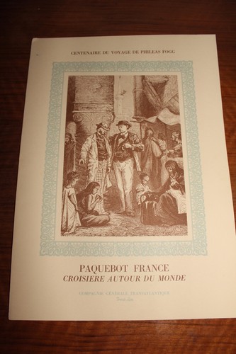 Menu paquebot france - france, 29