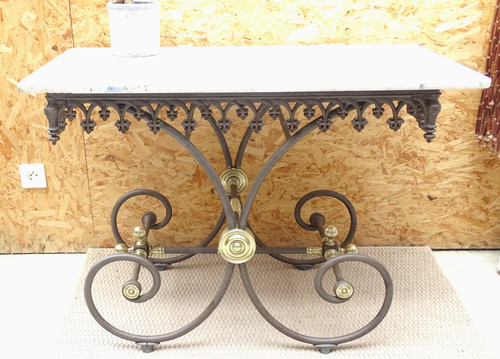 Ancienne table boucher - table, de