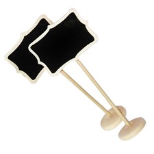  10 Pcs Mini Tableau Noir Panneaux À Craie Fournitures De Mariage