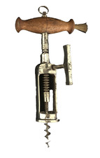 Antique Rack Corkscrew Wood