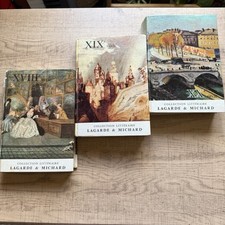 LAGARDE & MICHARD XVIII XIX XX Siècle Collection Litteraire HC Book Set Bordas