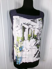 T-shirt tunique débardeur sans manches AVENTURES DES TOILES 38/40 cour interieur