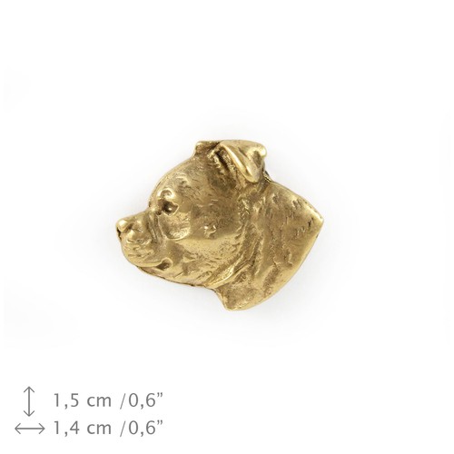 Staffie broche - staffie, (tête),