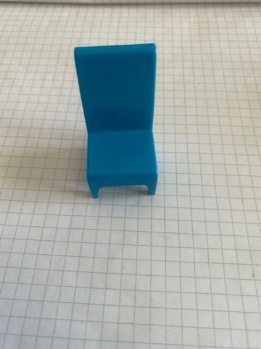 Chaise bleue playmobil - chaise,