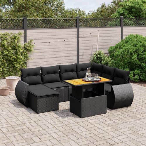Salon jardin avec coussins - avec,