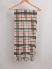 Burberry vintage 100% cashmere scarf classic nova check made in Scotland