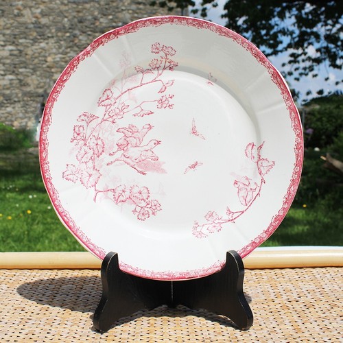 Assiette plate ancienne - , en