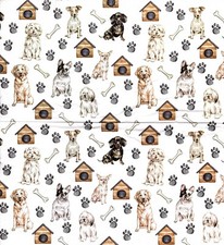 Serviettes en papier chiens