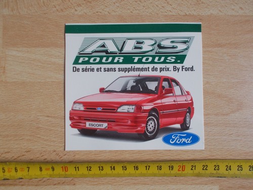 Autocollant ford fiesta abs - fiesta,