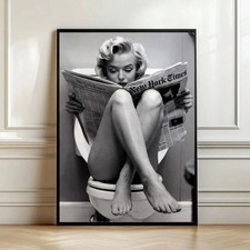 Marilyn Monroe Black White