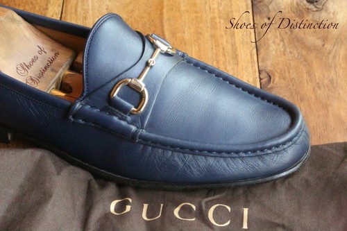 Mocassins gucci cuir - mocassins, bleu