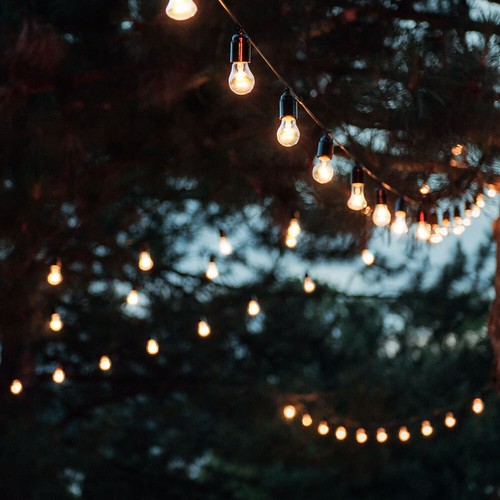 Guirlande lumineuse noire - lumineuse,