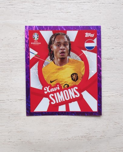 Topps euro 2024 sticker - euro, xavi