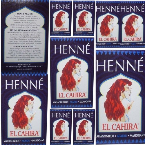 Lot x10 henné - x10,