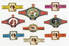 CAVALIER KING CHARLES SPANIEL COLLECTION OF DUTCH CIGAR AND COLLECTABLE BANDS