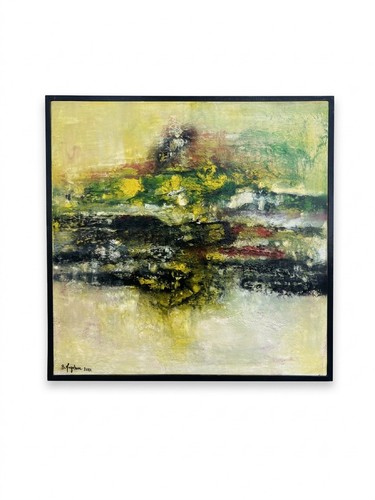 Tableau abstrait contemporain - tableau,