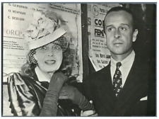 Mistinguett et Lino Carenzo  Vintage silver print Tirage argentique  13x18 