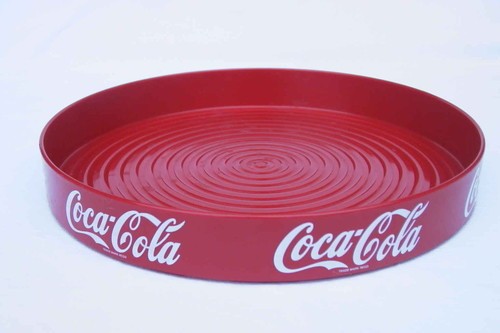 Coca cola plateau rond en - coca-cola,