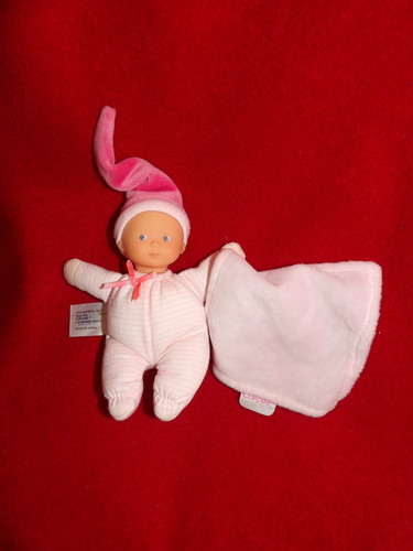 Doudou poupée minirêve rose - doudou,
