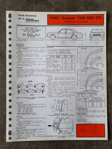 Fiche technique automobile - fiche,